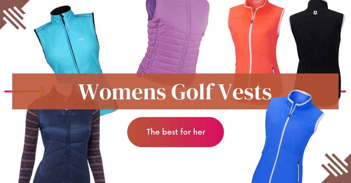 women's golf vests