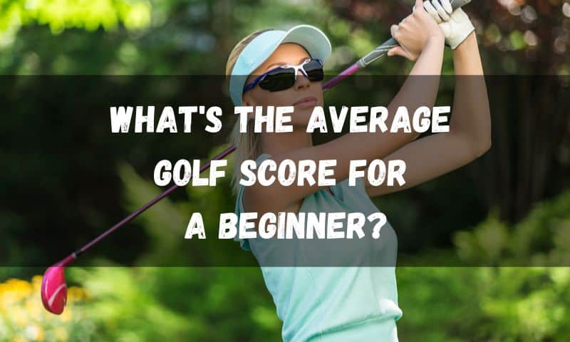 average golf score for beginner